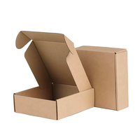 Cajas de Envío Corrugadas Negras Personalizadas - Cajas de Envío Pequeñas Reciclables con Forro de Esponja y Cierre Magnético para Zapatos y Ropa