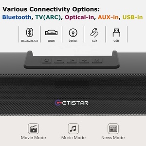 Minibarra de sonido para Tv, subwoofer con cable, Bluetooth, altavoz, sistema de cine en casa para cine en Tv, novedad de <span class=keywords><strong>2022</strong></span> - Product Image 3