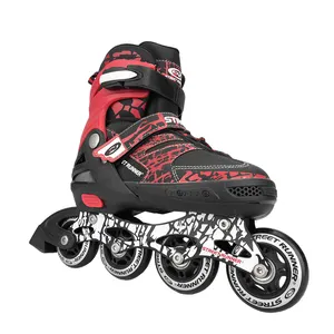 Aisamstar Hot Selling Adult Professional Inline Skates Custom Outdoor Aluminum Alloy Flashing Slalom Inline Skates