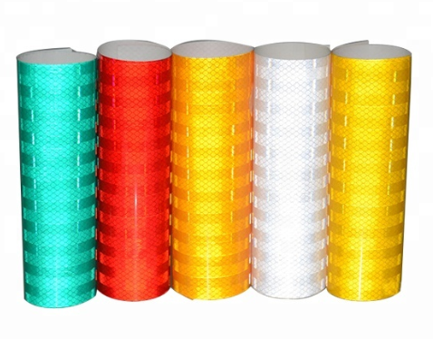 Горячая Распродажа, предупреждающая отражающая лента из ПВХ для дорожной маркировки