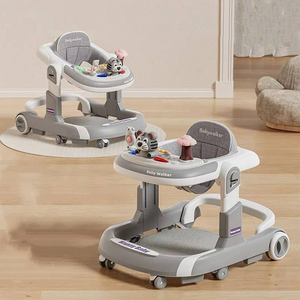 Trotteur interactif OEM pour nouveau-né, adorable poussette <span class=keywords><strong>d</strong></span>'apprentissage à cadre plastique pour tout-petits, trotteur portable pour bébé - Product Image 5