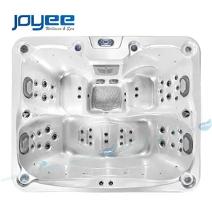 Joyee Deluxe Vrijstaande Outdoor Waterval Balboa Systeem Spa Hot Tub 3-4 Personen Top Verkoop Massage Hot Tub Jacuzzier