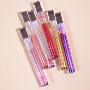 Gloss à lèvres liquide transparent hydratant à vente chaude, changeant de couleur, rose transparent, brillant, huile à lèvres liquide - Product Image 4