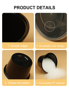 TeGuan Ecologisch verantwoorde wegwerp voedselverpakking van PP, geschikt voor magnetron, 32 oz, met deksel, op maat gemaakte voedselbox voor salades, snacks en maaltijdvoorbereiding. - Product Image 5