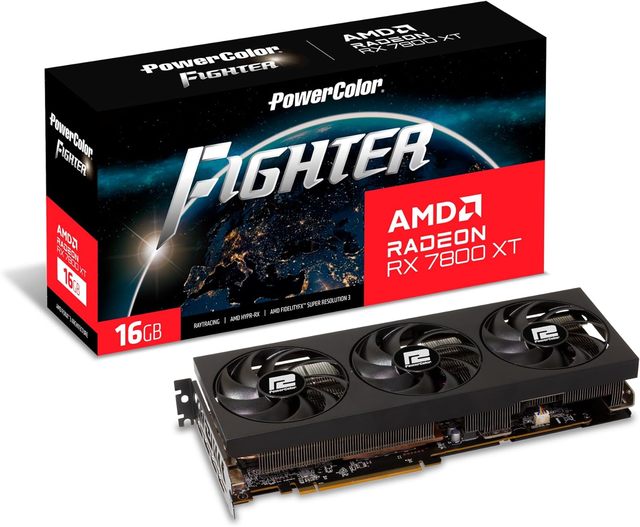 New Stock Sapphire PURE Radeon 7800 16GB OC Gaming Graphics Card GPU 7800xt for Computer