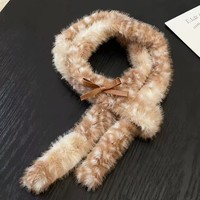Écharpe longue et chaude pour femme, motif faucon brun clair, style petit cerf, pour l'automne et l'hiver, décorative et moelleuse