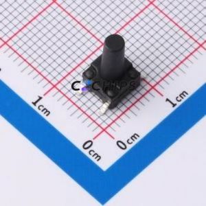 KH-6X6X12H-SMT-FS Tactile Switch SMD,6x6mm Switch ( Switch Length: 6mm )( Switch Width: 6mm )( Switch Height: 12mm ) - Product Image 1