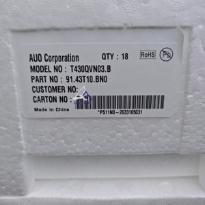 Panel de TV T430QVN03.B AUO de 43 pulgadas, pantalla de celda abierta, venta al por mayor - Product Image 2