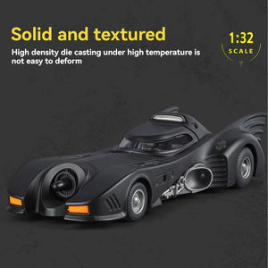 Modellino Auto Batman 1989 in Metallo Pressofuso 1:32 con Suoni, Luci e Funzione Pullback - Giocattolo da Collezione - Product Image 2
