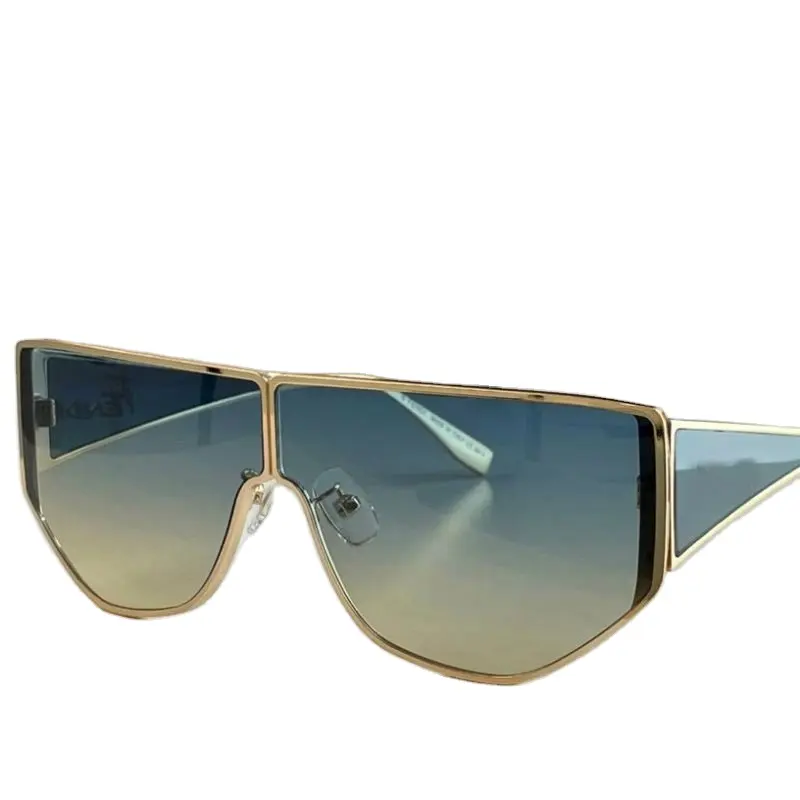 2022 Luxury Men Women Sun Glasses Oversized Shaped Party Sunglasses Fashion Show One Piece Super Cool Sunglasses