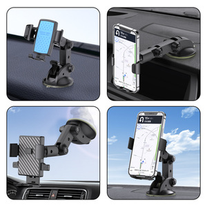 Soporte para teléfono de coche, soporte para teléfono con ventosa, soporte para navegación en coche, soporte para rejilla de ventilación, soporte para teléfono con gravedad para salpicadero - Product Image 4