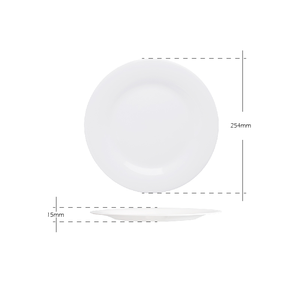 Plaques de chargeur de 10 "opale blanche, nouveau Design avec garniture à motifs en or, pour <span class=keywords><strong>lunettes</strong></span>, - Product Image 4