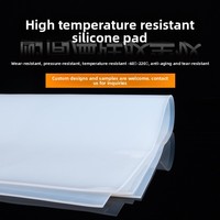 Junta de Silicona Resistente a Altas Temperaturas, Ácidos y Álcalis, Lámina de Goma Antienvejecimiento, Almohadilla Plana Gruesa para Sellado