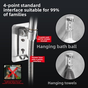 Robinet mitigeur <span class=keywords><strong>de</strong></span> salle <span class=keywords><strong>de</strong></span> bain en laiton élégant tout en cuivre poli triple chauffe-eau doux chaud froid robinet <span class=keywords><strong>de</strong></span> douche pour baignoire douche - Product Image 2