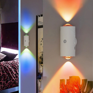 Mini Lámpara de Pared LED Inteligente con Control Táctil, Funciona con Batería, Montaje Magnético y Sensor de Cambio de Color para Dormitorio y Pasillo - Product Image 3