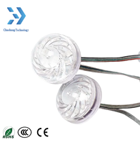 Module intelligent de pixel de RVB LED DMX512 contrôle IP65 pour le corps en plastique d'éclairage de tour de parc d'attractions pour des parcs à thème