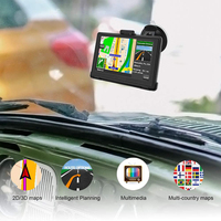 Promotion camion GPS Sat Nav 5 pouces GPS Navigation écran tactile 8 go 256 mo avec gratuit à vie carte royaume-uni et ue
