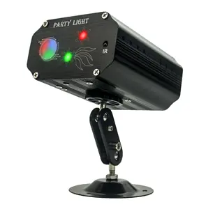 Aluminum Alloy RGB 3 Lens DJ Disco Stage Laser Light Sound Activated Led Projector Party Lights