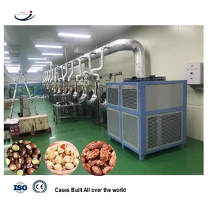 Nouvelle machine à enrober les noix au <span class=keywords><strong>chocolat</strong></span> pour lait et fruits, contrôle PLC, capacité personnalisée, air froid et pistolet à pulvérisation de <span class=keywords><strong>chocolat</strong></span> - Product Image 2