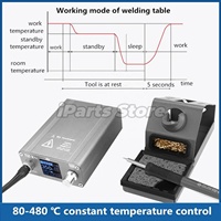 Station de soudage IParts OSS T12-X PLUS, fer à souder électronique avec embouts T12 pour la réparation de circuits imprimés, outils de soudage de cartes de téléphones portables