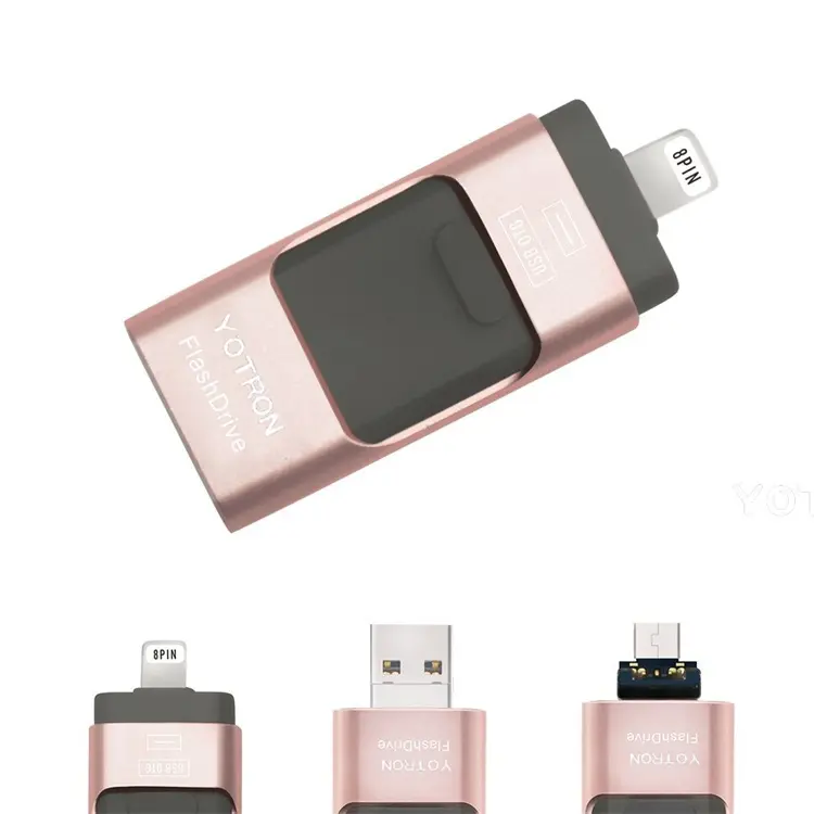 Tốt Nhất USB Lưu Trữ 16 32 64 Flash Drive Thiết Bị Memory Stick Cho Điện Thoại OTG Pen Drive Cho Android SmartPhone/PC 128GB 16GB 32GB 64GB