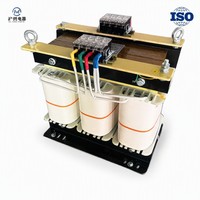 Transformateur de puissance toroïdal triphasé en cuivre et aluminium 220V à 380V AC 50/60Hz Stabilisation de tension Conception compacte