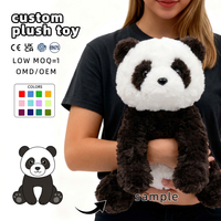 Peluche Panda Personnalisée à Faible MOQ, Fabrication OEM, Conception Originale, Personnalisation de Poupée en Peluche Panda