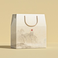 Sacs cadeaux en papier ondulé réutilisables personnalisés avec logo, gaufrés, pliables, pour supermarché, pour vin rouge et or, vente en gros