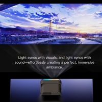 Nouveau projecteur LED 4K Android 13 1080P Smart Wi-Fi, vidéo cinéma, maison intelligente, mini projecteur portable, 375 lumens, télécommande