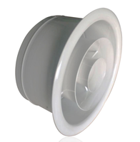 Nouveau diffuseur de ventilation circulaire en aluminium moderne et industriel pour plafond, idéal pour les sous-sols et entrepôts