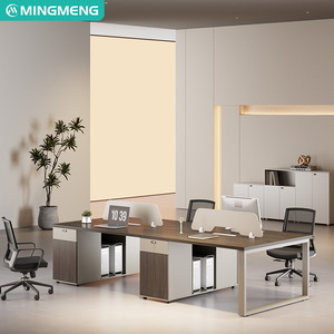 Bureaux pour le personnel, postes de travail, mobilier de bureau simple et moderne, écrans multi-personnes, bureaux informatiques - Product Image 1