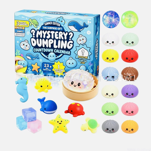 Calendrier de l'Avent 2026 Squishies Dumpling : 24 Pièces de Jouets Squishies Surprise Aléatoires, Jouets Sensoriels Anti-Stress - Product Image 4