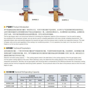 Vanne de contrôle de dérivation de gaz chaud pour climatiseurs et refroidisseurs de type sécheur, vente directe usine Ningbo Sanheng Refrigeration - Product Image 3