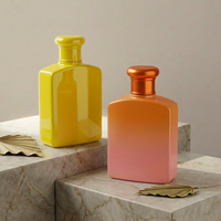 Flacon de parfum vide en verre de 100 ml avec pompe, design moderne et luxueux, fournisseur Anding