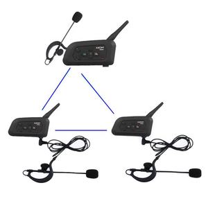 XiNOWY fabrika fiyat 3 kullanıcılar su geçirmez futbol hakem interkom iletişim 1200M tam dubleks Bluetooth interkom çanta - Product Image 4