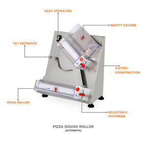 2020 Cina Pabrik Partai Besar 30Cm Pizza Adonan <span class=keywords><strong>Rolling</strong></span> Mesin Harga/Pizza Dough Sheeter - Product Image 2