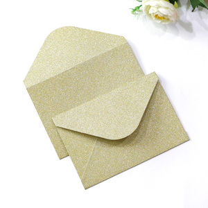 Sobres de papel con purpurina dorada para invitación, sobre rectangular para fiesta de boda, graduación, Baby Shower y negocios - Product Image 2