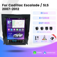 NaviFly Tesla Android système IPS écran tactile système de navigation de voiture pour Cadillac Escalade SLS 2007-2012 support 360 cam