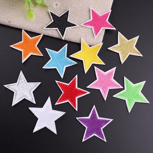 Parches de Estrellas al por Mayor Bordados con Lentejuelas para Marcas de Ropa Urbana, Accesorios de Ropa Personalizados - Product Image 1