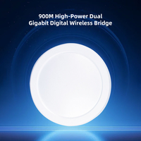 Pont sans fil extérieur Easyboost WB5891Y, portée 5 km, haute puissance, double port réseau Gigabit 5.8G, point à point