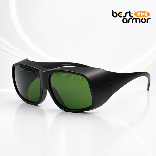 Industrial 1064nm Anti-Laser Work Safety Goggles Nylon Frame with Anti-Fog Feature Eye Protection Laser Safety Glasses