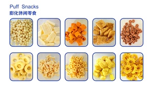 Bán Hot Tốc Độ Cao Hiện Đại Ngô Phun Chip Vít Máy Đùn Sản Xuất Đầy Đủ Dòng Ngũ Cốc Snack Máy Chế Biến Thực Phẩm - Product Image 5