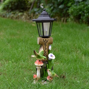 Harsen zonne-aangedreven kolibrie tuin decoraties moderne buiten decoraties voor gazon & veranda - Product Image 2