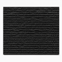 Panneau mural moderne en porcelaine souple, texture tissu sable de quartz noir, couleur unie, pour revêtement intérieur, salon, salle de sport