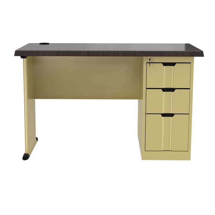 Modern office low price computer desk table/white stainless steel