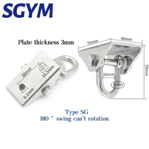 En acier inoxydable Robuste hamac balançoire plafond suspendu <span class=keywords><strong>crochet</strong></span> suspension kit de visserie pour <span class=keywords><strong>sac</strong></span> de <span class=keywords><strong>boxe</strong></span> yoga - Product Image 3