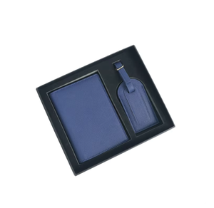 Ensemble d'accessoires de voyage en cuir PU <span class=keywords><strong>personnalisé</strong></span> motif lettre couverture de passeport étiquette de <span class=keywords><strong>bagage</strong></span> <span class=keywords><strong>porte</strong></span>-passeport - Product Image 3