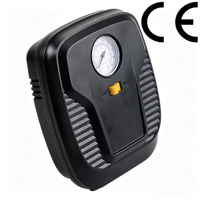 12V Portable Car Air Compressor HC626 Mini Auto Tire Inflator Pump with Gauge for Car Motorcycle Bike Bicycle