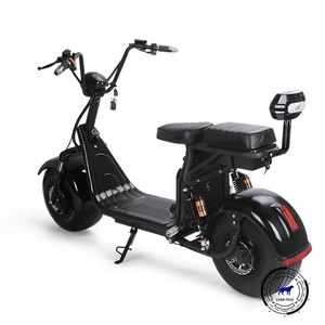Scooter électrique Citycoco 2021 W 60V 12Ah double batterie deux grandes roues Alternative à la moto Entrepôt Hollande 1500 Stock - Product Image 4