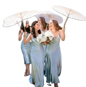 Sombrilla de Papel de 33 Pulgadas para Bodas, Hecha a Mano en China, Reutilizable, 84 cm, Blanca Rústica, Accesorios de Fotografía, Logotipo Personalizado, Fiesta Infantil - Product Image 6